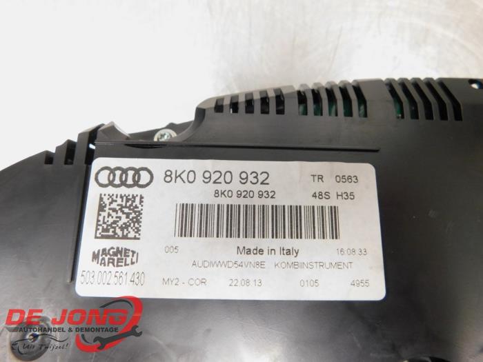 Cuentakilómetros de un Audi A4 Avant (B8) 2.0 TDI 16V 2013