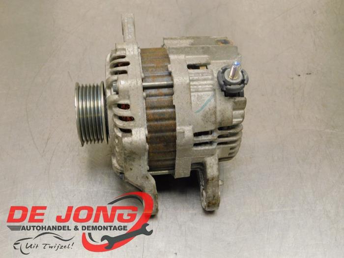 Dynamo Mitsubishi Space Star (A0), 2012 1.0 12V, Halvkombi (Hatchback), Bensin, 999cc, 52kW (71pk), FWD, 3A90, 2014-05, A06 (Begagnad)