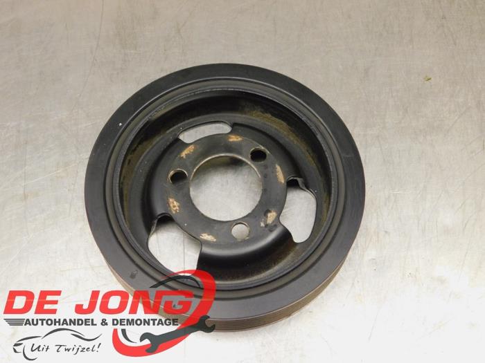 Crankshaft pulley from a BMW 1 serie (F20) 114i 1.6 16V 2012