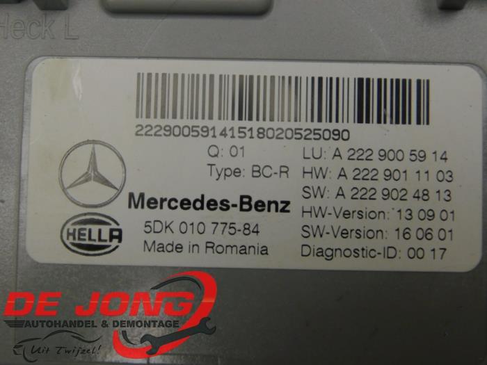 Steuergerät Body Control van een Mercedes-Benz C (W205) C-200d 2.2 16V 2018
