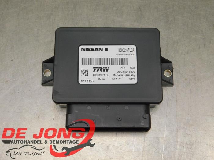 Dig Vehicle Module Parking brake module Nissan Qashqai 1.2 12V DIG-T - 360326FL0A TRW