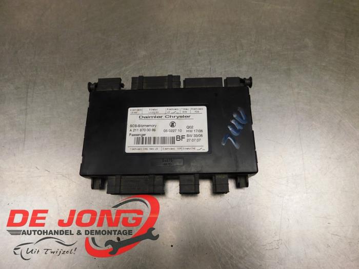 Begagnade Sätesdator Mercedes ML II (164/4JG) 3.0 ML-280 CDI 4-Matic V6 24V Pris € 49,45 Marginaltabell erbjuds av Autodemontagebedrijf de Jong