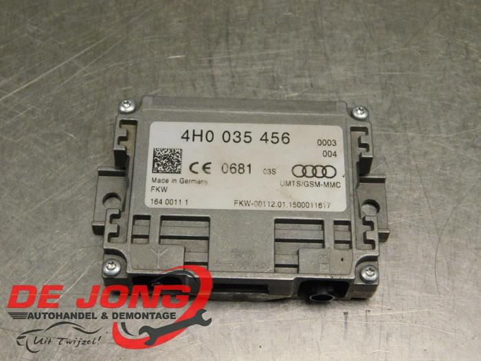 Używane Modul telefoniczny Audi A7 Sportback (4GA/4GF) 3.0 TDI Clean Diesel V6 24V Quattro Cena € 9,99 Procedura marży oferowane przez Autodemontagebedrijf de Jong