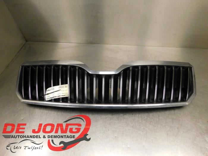 Używane Grill Skoda Superb Combi (3TAC/TAF) 1.6 TDI Cena € 60,00 Procedura marży oferowane przez Autodemontagebedrijf de Jong