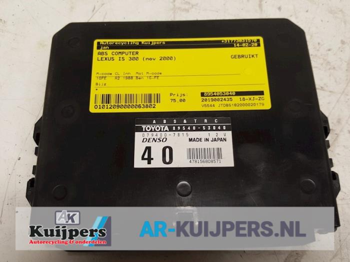 Used ABS Computer Lexus IS (E2) 200 2.0 24V Price € 40,00 Margin scheme offered by Autorecycling Kuijpers