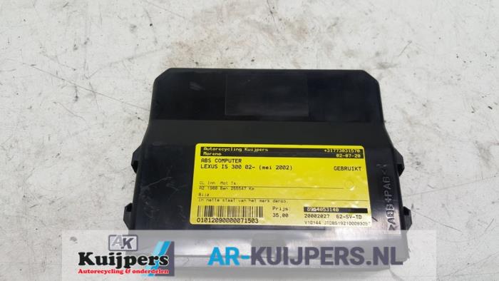 Begagnade ABS-dator Lexus IS SportCross (E1) 300 3.0 V6 24V VVT-i Pris € 25,00 Marginaltabell erbjuds av Autorecycling Kuijpers