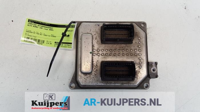 Used Engine management computer Alfa Romeo 159 (939AX) 1.8 MPI 16V Price € 100,00 Margin scheme offered by Autorecycling Kuijpers