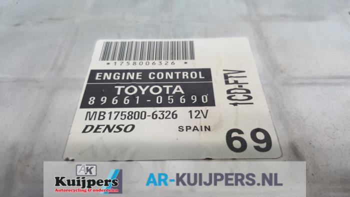 Engine management computer from a Toyota Avensis Wagon (T25/B1E) 2.0 16V D-4D 2004