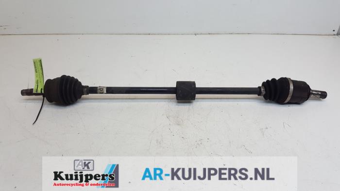 Front drive shaft, right from a Opel Corsa D 1.2 16V 2011
