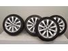 Set of wheels + tyres from a Opel Meriva, 2010 / 2017 1.4 Turbo 16V ecoFLEX, MPV, Petrol, 1.364cc, 88kW (120pk), FWD, A14NEL, 2010-06 / 2013-10 2012