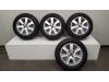 Set of wheels + winter tyres from a Peugeot 2008 (CU), 2013 / 2019 1.6 Blue HDi 75, MPV, Diesel, 1 560cc, 55kW, DV6FE; BHW, 2015-01 / 2019-12 2015