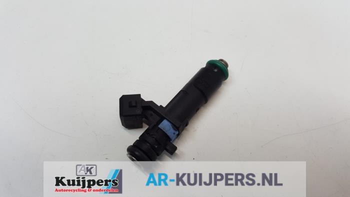 Injector (petrol injection) from a Chevrolet Aveo (250) 1.2 16V 2010