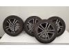 Set of wheels + tyres from a Seat Ibiza III (6L1), 2002 / 2009 1.4 16V 75, Hatchback, Petrol, 1.390cc, 55kW (75pk), FWD, BBY, 2002-02 / 2008-05, 6L1 2003