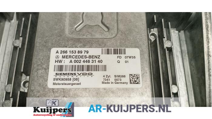 Engine management computer from a Mercedes-Benz B (W245) 1.5 B-150 16V 2008