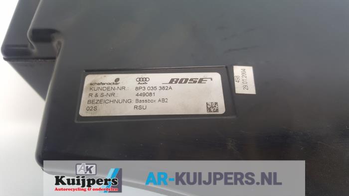 Subwoofer AUDI A3 Sportback 8PA – Référence 8P3035382 – Occasion En Bon état – Pour 2.0 110kw 2005