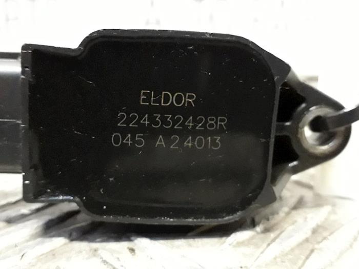 Ignition coil from a Renault Captur (2R) 0.9 Energy TCE 12V 2014