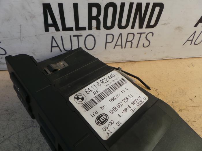 Heater control panel from a BMW 3 serie (E46/2) 328 Ci 24V 2000