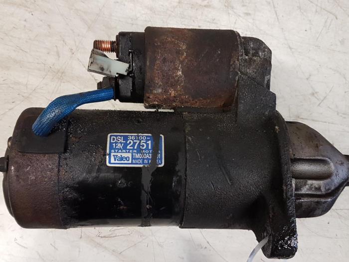 Usagé Démarreur Hyundai Getz 1.5 CRDi 12V Prix € 25,00 Règlement à la marge proposé par Autodemontagebedrijf Smit