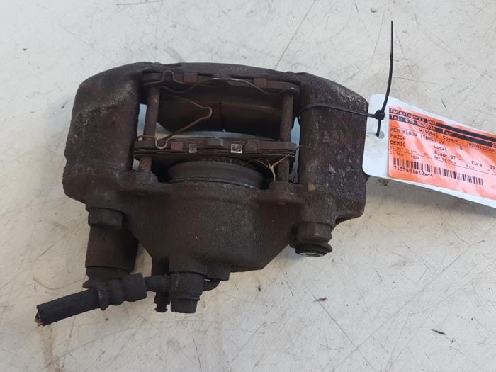 Front brake calliper, left from a Mazda Demio (DW) 1.3 16V 2001