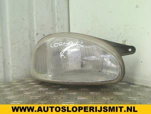 Used Headlight, right Opel Corsa B (73/78/79) 1.4i Price on request offered by Autodemontagebedrijf Smit