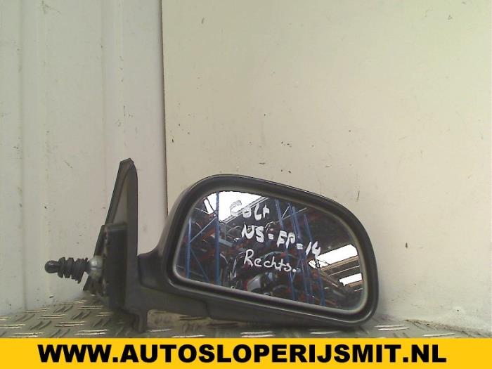Außenspiegel rechts van een Mitsubishi Colt (CJ) 1.3 GL,GLX 12V 1996