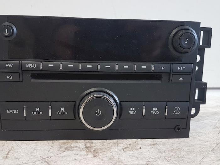 Radio CD player Chevrolet Aveo  16V - 96628256 FUJITSU TEN