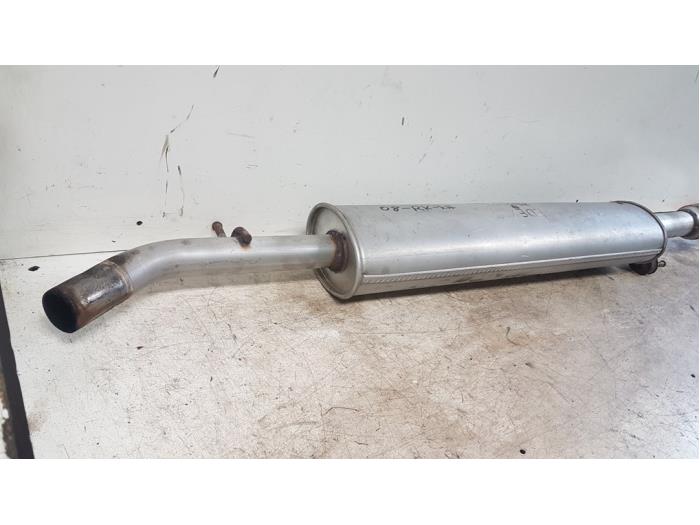 Exhaust middle silencer from a Fiat Stilo (192A/B) 1.6 16V 3-Drs. 2005