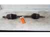 Front drive shaft, left from a Hyundai Accent, 2005 / 2010 1.4i 16V, Saloon, 4-dr, Petrol, 1.399cc, 71kW (97pk), FWD, G4EE, 2005-11 / 2010-02, CL4.A 2006