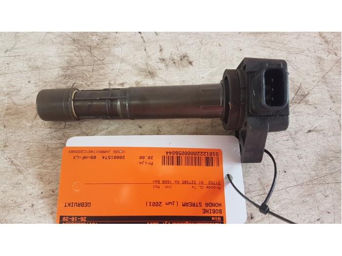 Usados Bobina Honda Stream I (RN) 1.7 16V VTEC Precio € 20,00 Norma de margen ofrecido por Autodemontagebedrijf Smit
