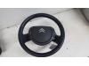 Steering wheel from a Citroen C4 Berline (LC), 2004 / 2011 1.6 16V, Hatchback, 4-dr, Petrol, 1.587cc, 81kW (110pk), FWD, TU5JP4; NFU, 2004-11 / 2011-07, LCNFU 2006