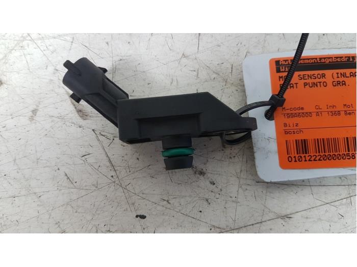 Gebrauchte Map Sensor (Einlasskrümmer) Fiat Grande Punto (199) 1.4 16V Preis € 10,00 Margenregelung angeboten von Autodemontagebedrijf Smit