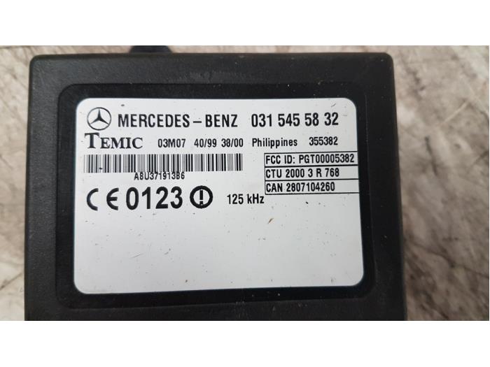 Module immobilisateur d'un Mercedes-Benz Sprinter 2t (901/902) 208 CDI 16V 2003