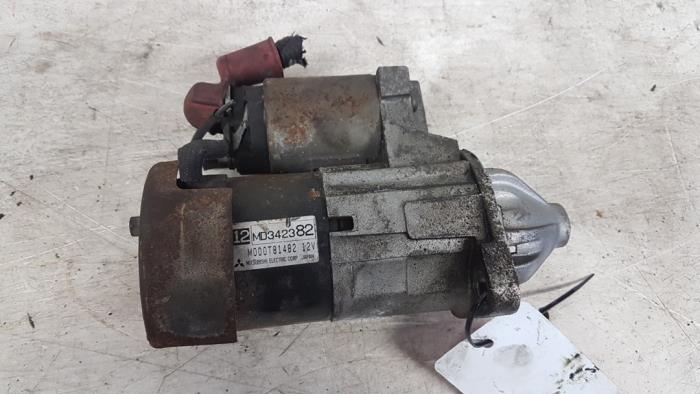Begagnade Startmotor Mitsubishi Galant (EA/EC) 2.5 V6 24V Pris € 40,00 Marginaltabell erbjuds av Autodemontagebedrijf Smit