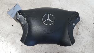 Used Left airbag (steering wheel) Mercedes C (W203) 2.2 C-200 CDI 16V Price € 25,00 Margin scheme offered by Autodemontagebedrijf Smit