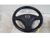 Steering wheel from a Mazda 6 (GG12/82), 2002 / 2008 2.0i 16V, Saloon, 4-dr, Petrol, 1.999cc, 104kW (141pk), FWD, LF17; LF18, 2002-06 / 2007-08, GG1236 2005