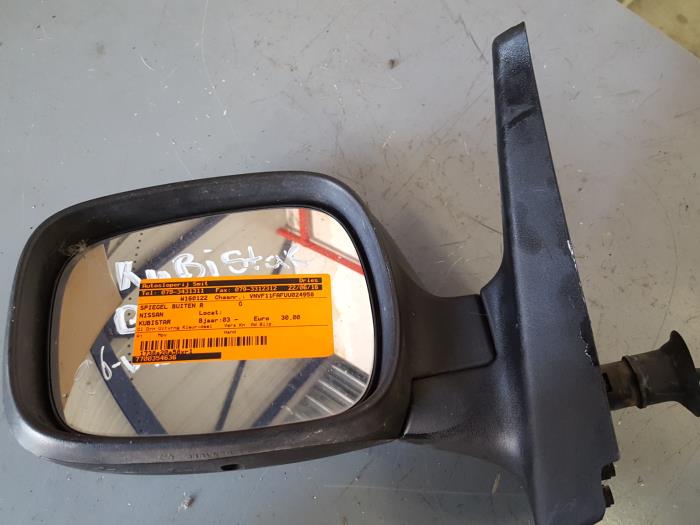 Wing mirror, right from a Nissan Kubistar (F10) 1.5 dCi 60 2006