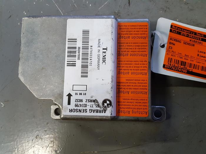 Begagnade Airbagsensor BMW Z3 Roadster (E36/7) 1.8 Pris € 45,00 Marginaltabell erbjuds av Autodemontagebedrijf Smit