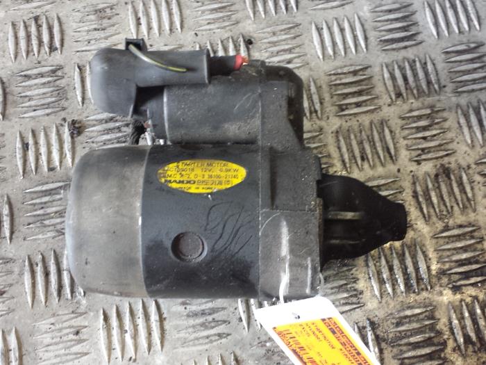 Gebrauchte Anlasser Hyundai Accent II/Excel II/Pony 1.5i 12V Hatchback Preis € 20,00 Margenregelung angeboten von Autodemontagebedrijf Smit