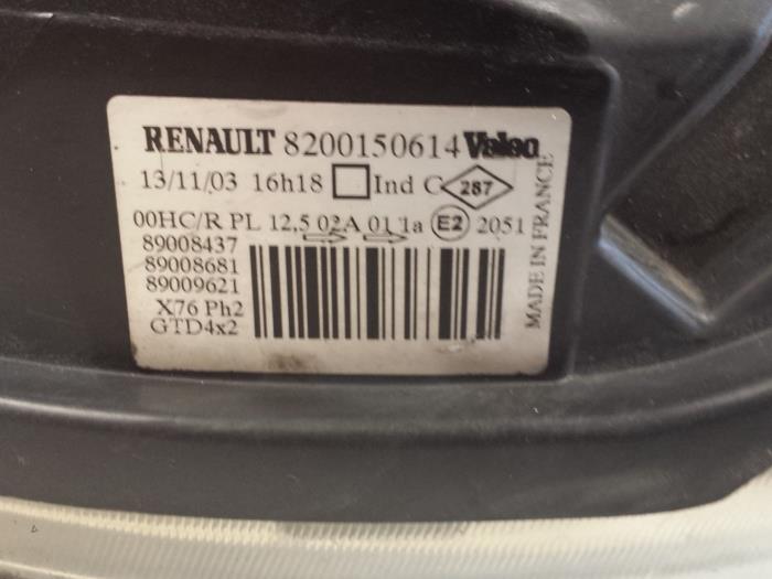 Headlight, left from a Renault Kangoo Express (FC) 1.5 dCi 60 2004