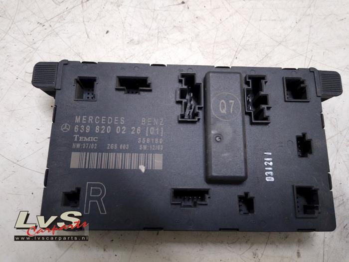 Used Body control computer Mercedes Vito (639.6) 2.2 111 CDI 16V Price € 32,00 Margin scheme offered by LvS Carparts