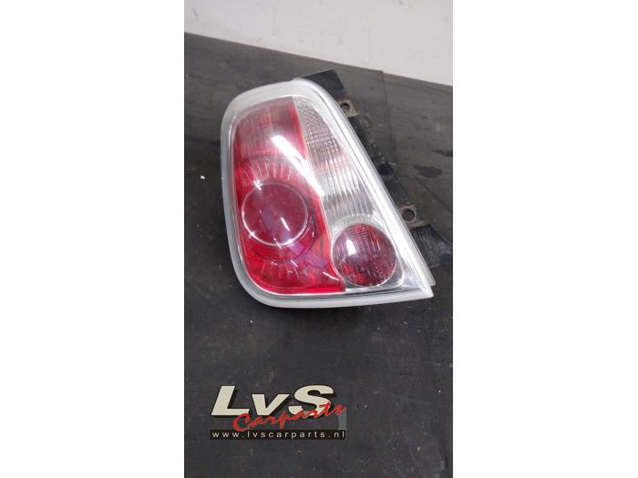 Feux Arrières Set droite & gauche pour Fiat 500 312 Année de construction 10/2007-07/2015 Gris Bord