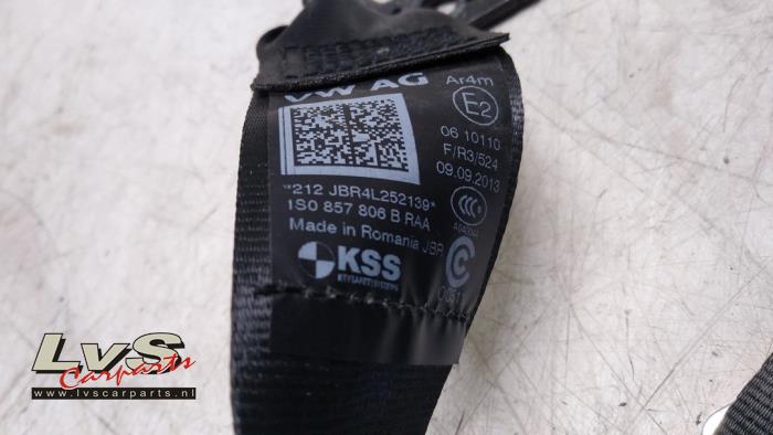 Rear seatbelt, right from a Seat Mii 1.0 12V 2013