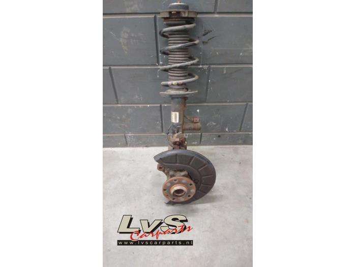 Front shock absorber rod, left from a Volkswagen Eos (1F7/F8) 2.0 TDI 16V 2011