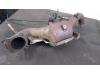 Exhaust manifold + catalyst from a Ford Fiesta 6 (JA8) 1.0 EcoBoost 12V 100 2013