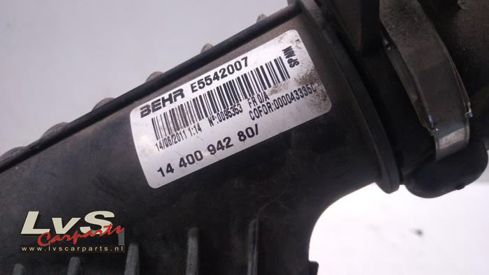 Intercooler de un Peugeot Expert (G9) 2.0 HDi 120 2011