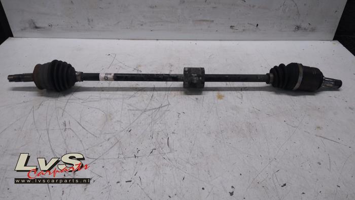 Front drive shaft, right from a Opel Corsa D 1.2 16V 2012