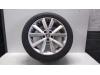 Wheel + tyre from a Skoda Fabia III Combi (NJ5), 2014 / 2022 1.2 TSI 16V Greentech, Combi/o, 4-dr, Petrol, 1.197cc, 66kW (90pk), FWD, CJZC, 2014-10 / 2022-12 2016