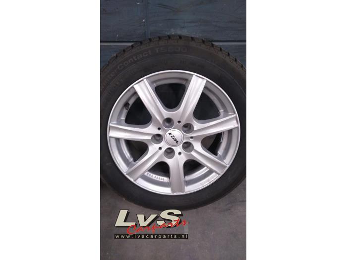 Set of wheels + winter tyres - Alloy RIAL - LvS Carparts