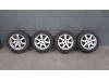 Set of wheels + winter tyres from a Volkswagen Polo V (6R), 2009 / 2017 1.2 12V BlueMotion Technology, Hatchback, Petrol, 1.198cc, 51kW (69pk), FWD, CGPA, 2009-06 / 2014-05 2013