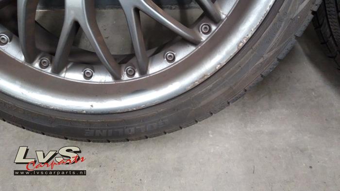 Set of wheels + tyres from a Alfa Romeo MiTo (955) 1.4 Multi Air 16V 2010